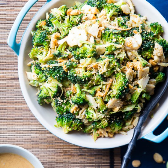 Asian Healthy Broccoli Salad