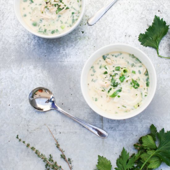 30 Minute Chicken & Wild Rice Soup