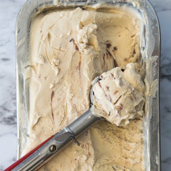 Peanut Butter Nutella Ice Cream