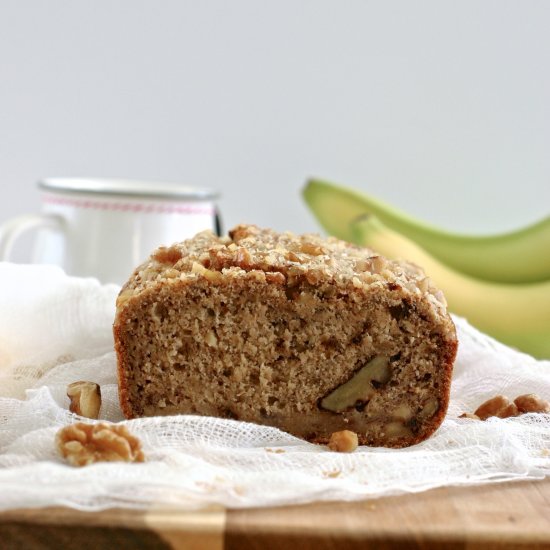 Gluten-Free Banana Bread, V, SF