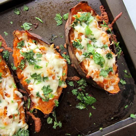 Twice Baked Sweet Potatoes