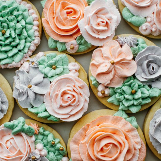 Rose Cookies