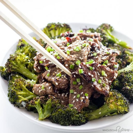 Hunan Beef (Paleo, Low Carb, GF)