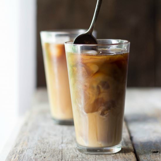 Iced Dulce De Leche Americano