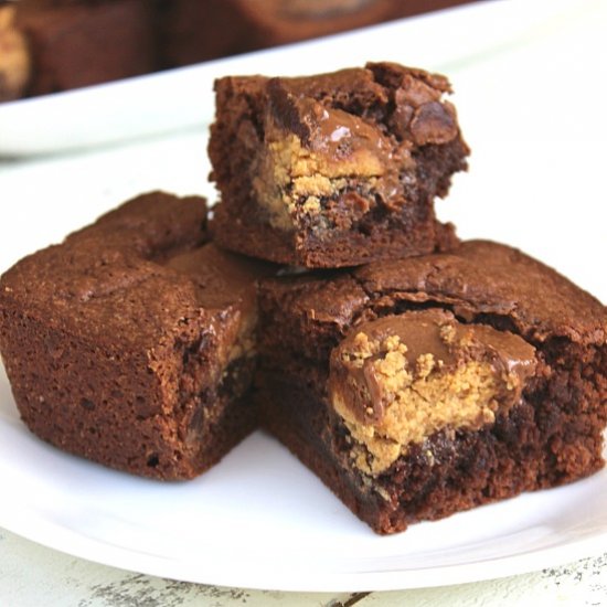 Peanut Butter Cup Brownies