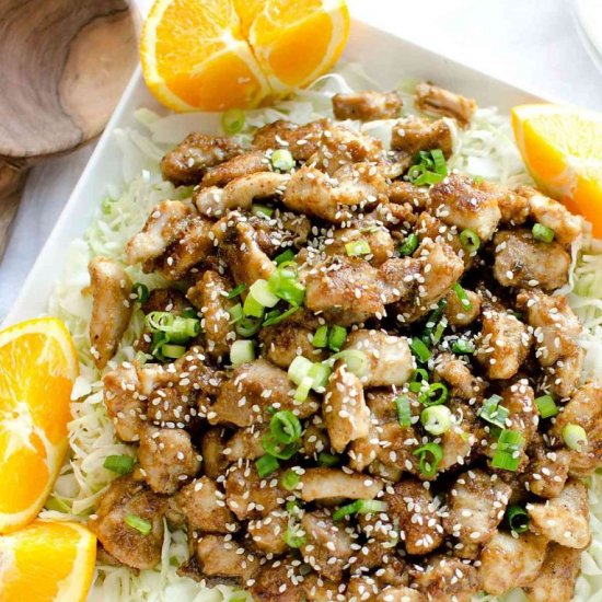 Skinny Orange Chicken