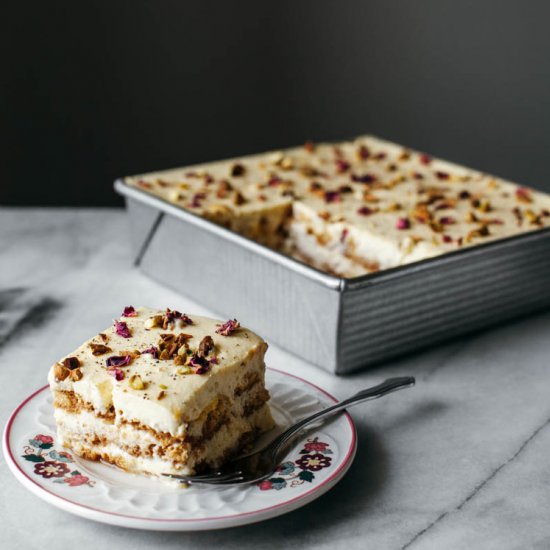 Saffron & Rosewater Tiramisu