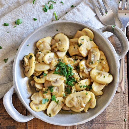 Garlic Sauteed Mushrooms