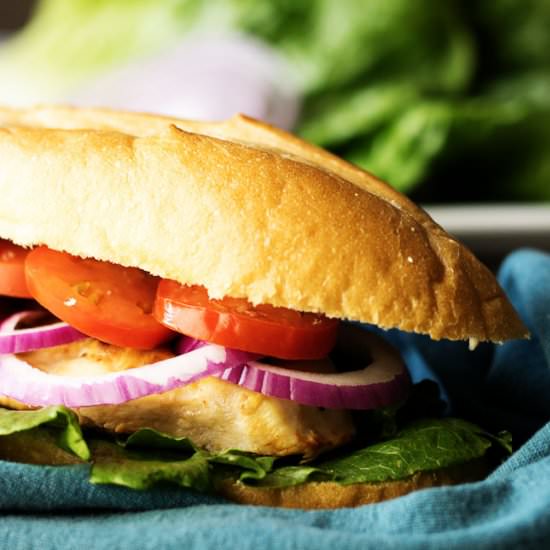 Zesty Italian Chicken Sandwich