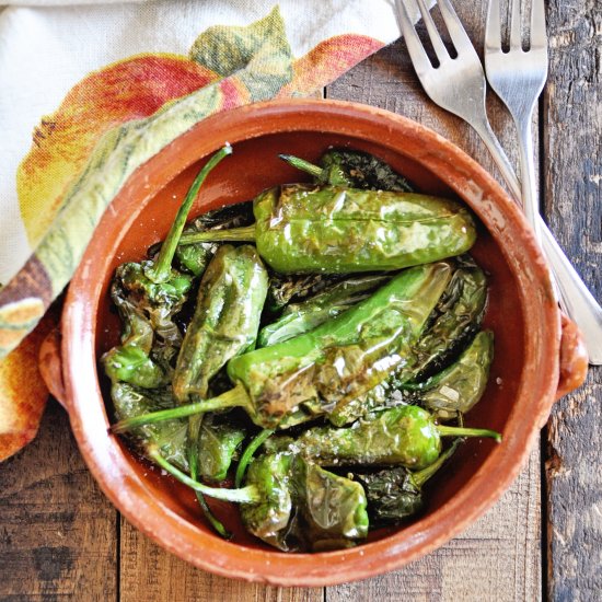 Blistered Padron Peppers