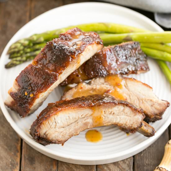 Apricot Glazed Baby Back Ribs