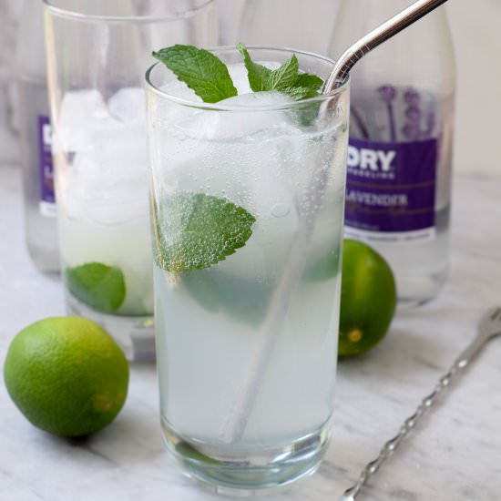 Lavender Mojitos