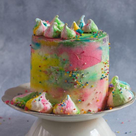 Unicorn Poop Cake