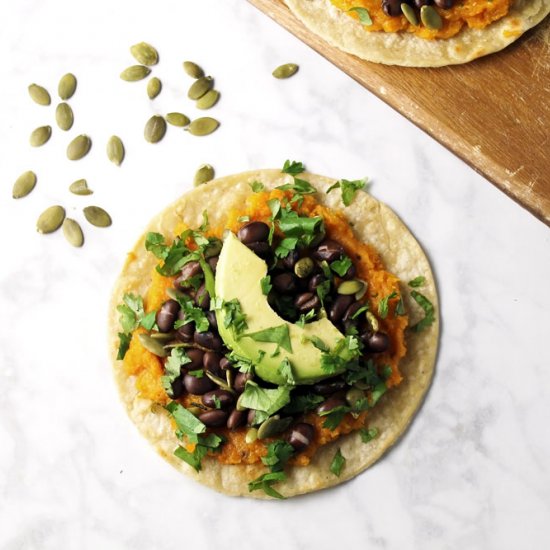 Vegan Butternut Squash Tacos