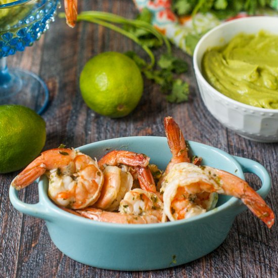 Cilantro Lime Shrimp Cocktail