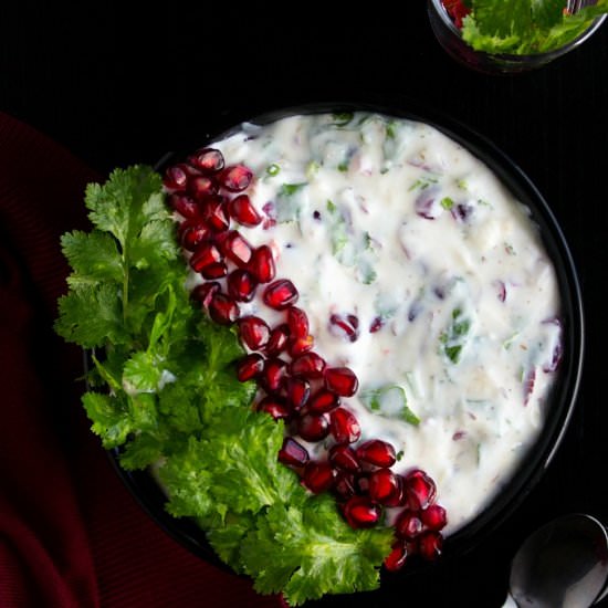 Pomegranate Raita