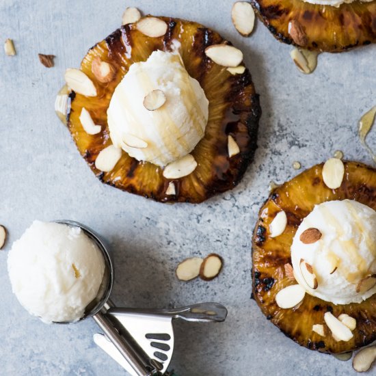 No Churn Coconut Ice Cream