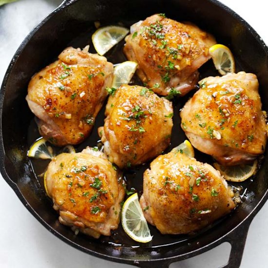 Brown Butter Honey Garlic Chicken