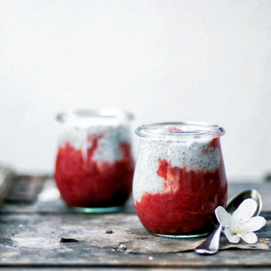 Rhubarb Chia Pudding