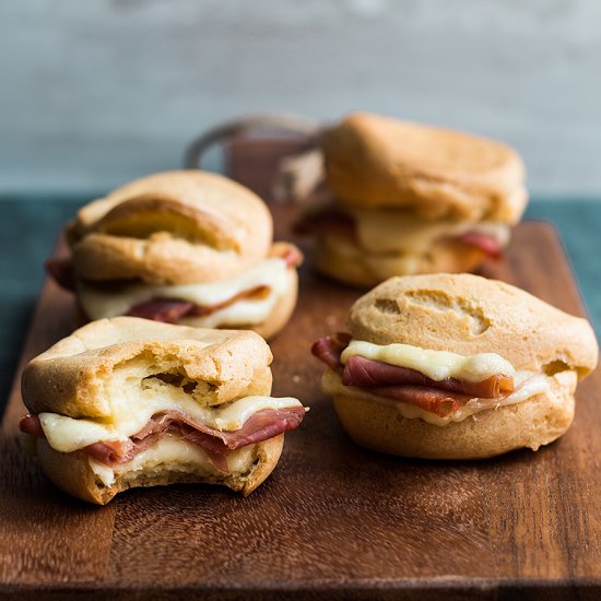 Serrano Ham and Cheese Mini Buns