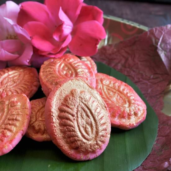 Bengali Rose Sandesh