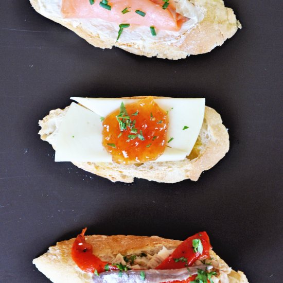 Open Faced Sandwiches ¨Montaditos¨