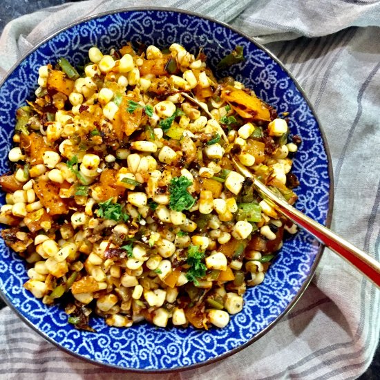 Grilled Summer Chipotle Corn Salad