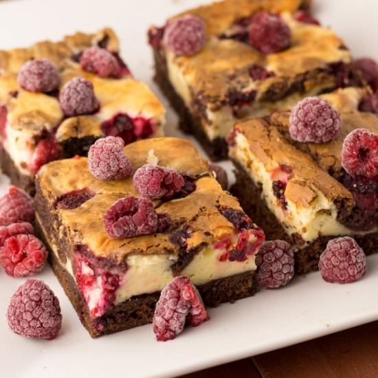 Raspberry Cheesecake Brownies