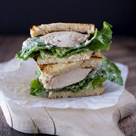 Grilled Chicken Caesar Sandwich