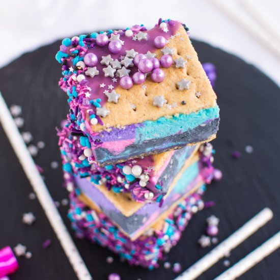 Galaxy Ice Cream Sandwiches