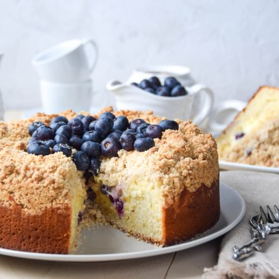 Lemon Blueberry Coffee Cake