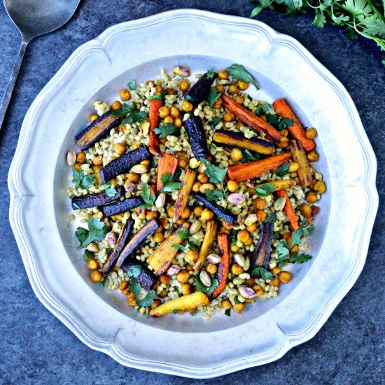 Barley Salad with Roasted Carrots