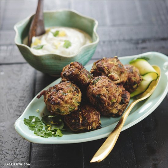 Turkey Zucchini Meatballs