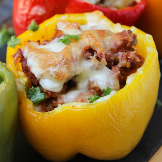 Brazilian Empanada Stuffed Peppers