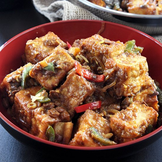 Tofu in Spicy Soy Bean Sauce