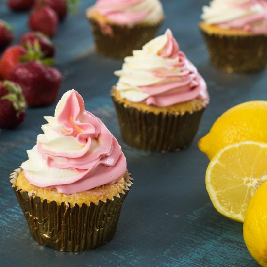 Strawberry Lemon Cupcakes