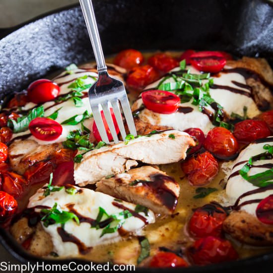 Caprese Skillet Chicken