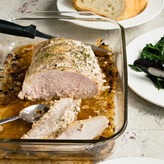 Roasted Pork Loin with Rosemary