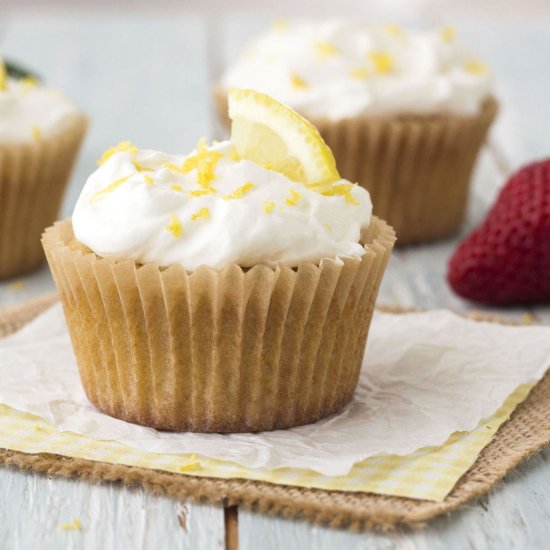 Lemon Olive Oil Cupcakes