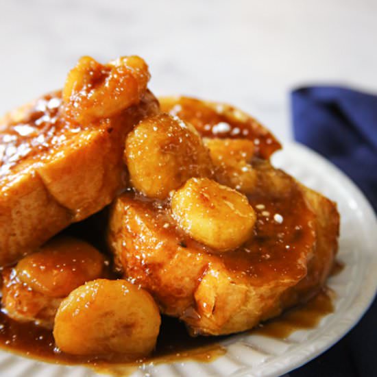 Bananas Foster French Toast