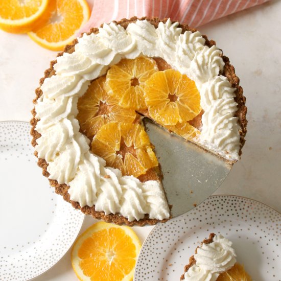 Orange Dreamsicle Tart