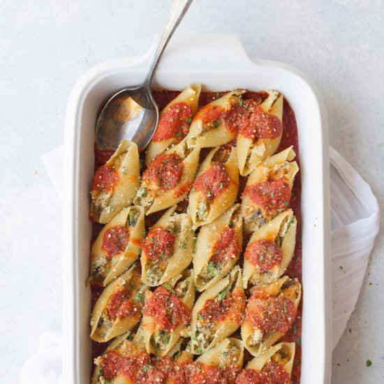 Vegan Stuffed Shells