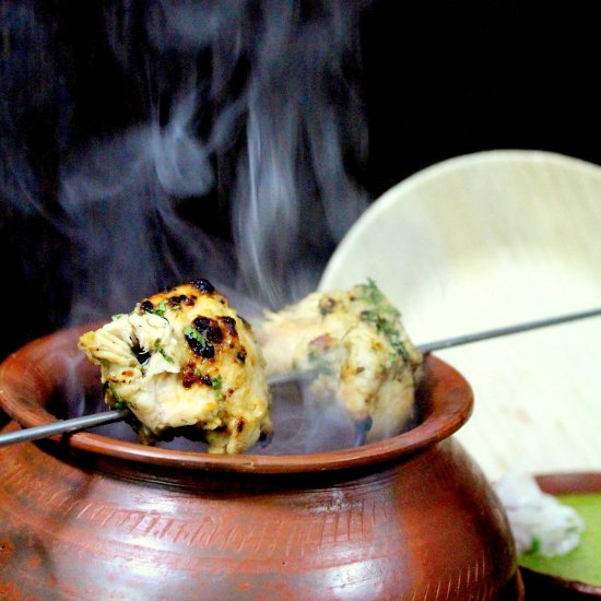 Murgh Methi Malai Kebab