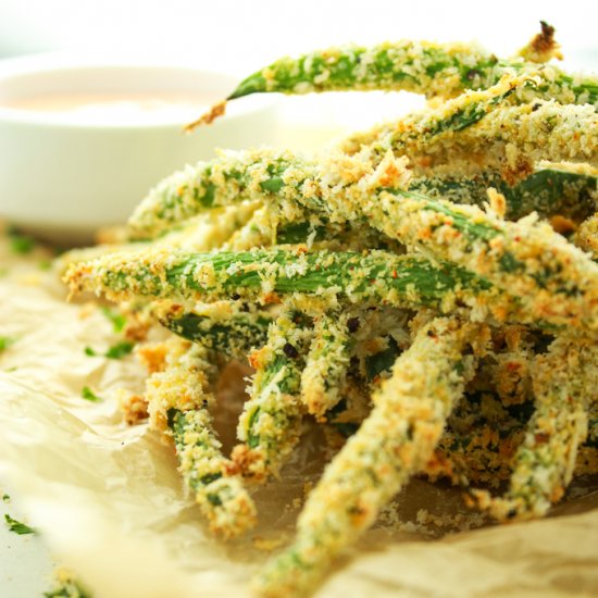 Easy Baked Green Bean Fries