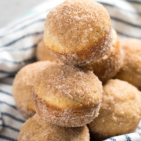 Cinnamon Sugar Donut Muffins