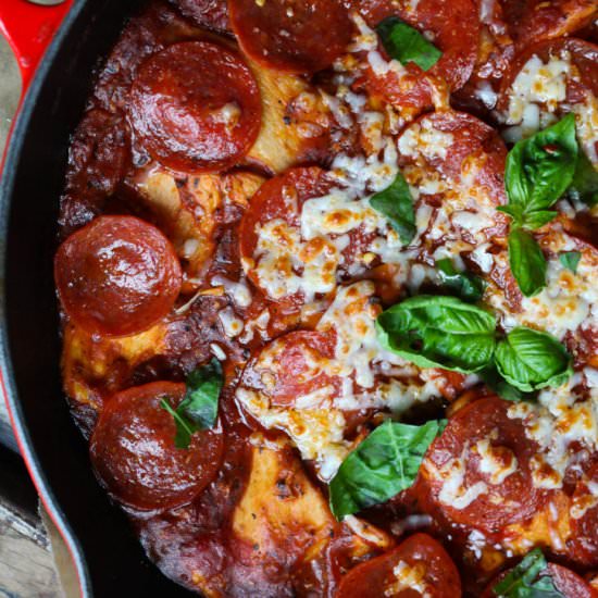 Skillet Pizza Chicken