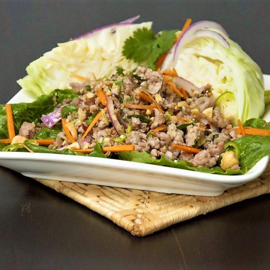 Nam Sod, a Thai Pork Salad