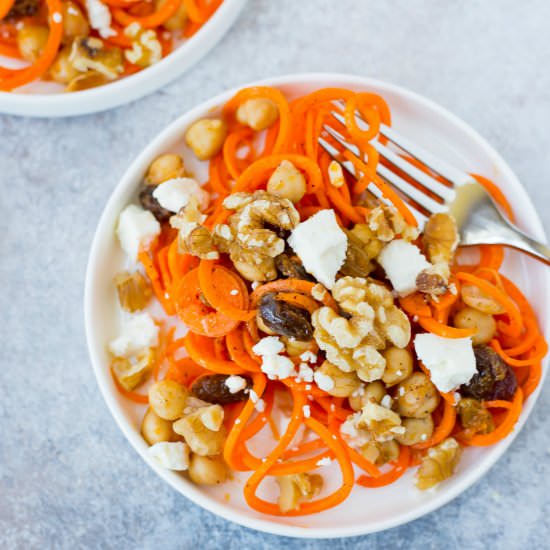 Moroccan Carrot Noodle Salad