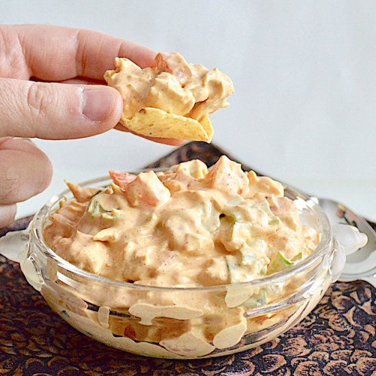 Easy Chicken Taco Dip