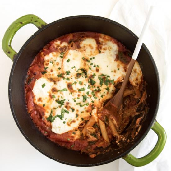 The Best One Pot Baked Ziti